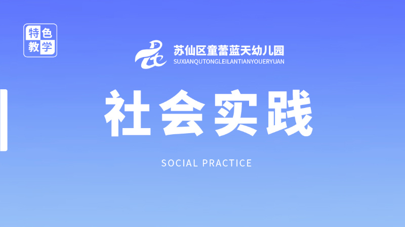 社会实践课-童蕾蓝天幼儿园